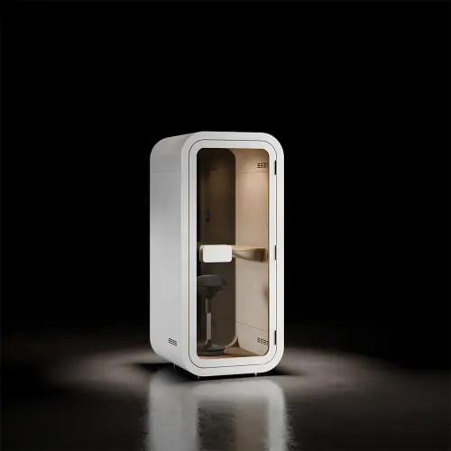 ACOUSTIC SPACE 100, akustický box 2200x1000x990 mm, bílá/bílá